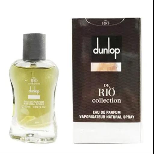 عطر ادکلن جیبی مردانه ریو کالکشن مدل دانهیل قهوه ای Rio Dunlop Brown