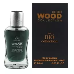 عطر ادکلن جیبی مردانه ریو کالکشن مدل وود بلک Rio Wood Black