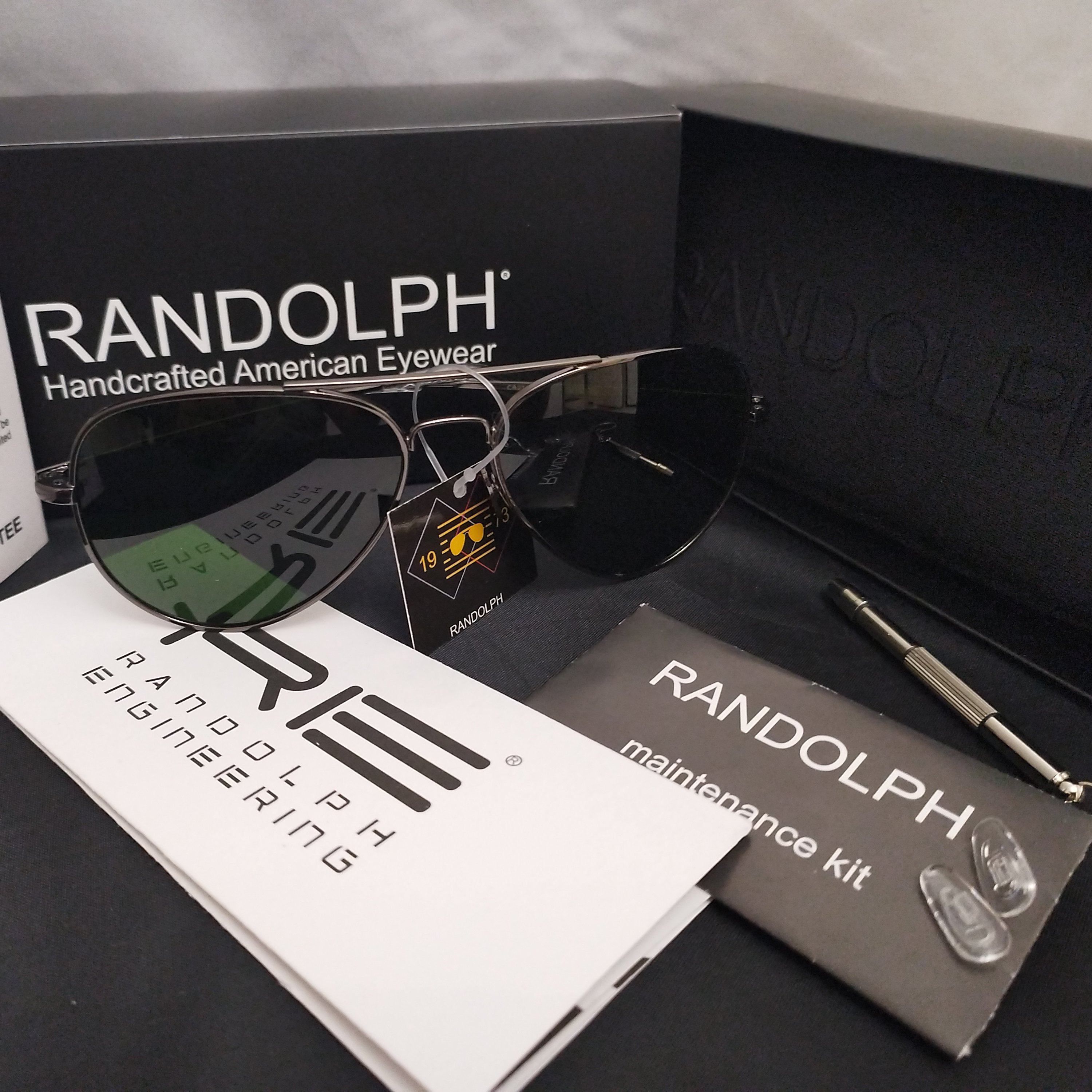 عینک رندولف  کنکورد امریکایی اصل بارکددار Randolph concorde
