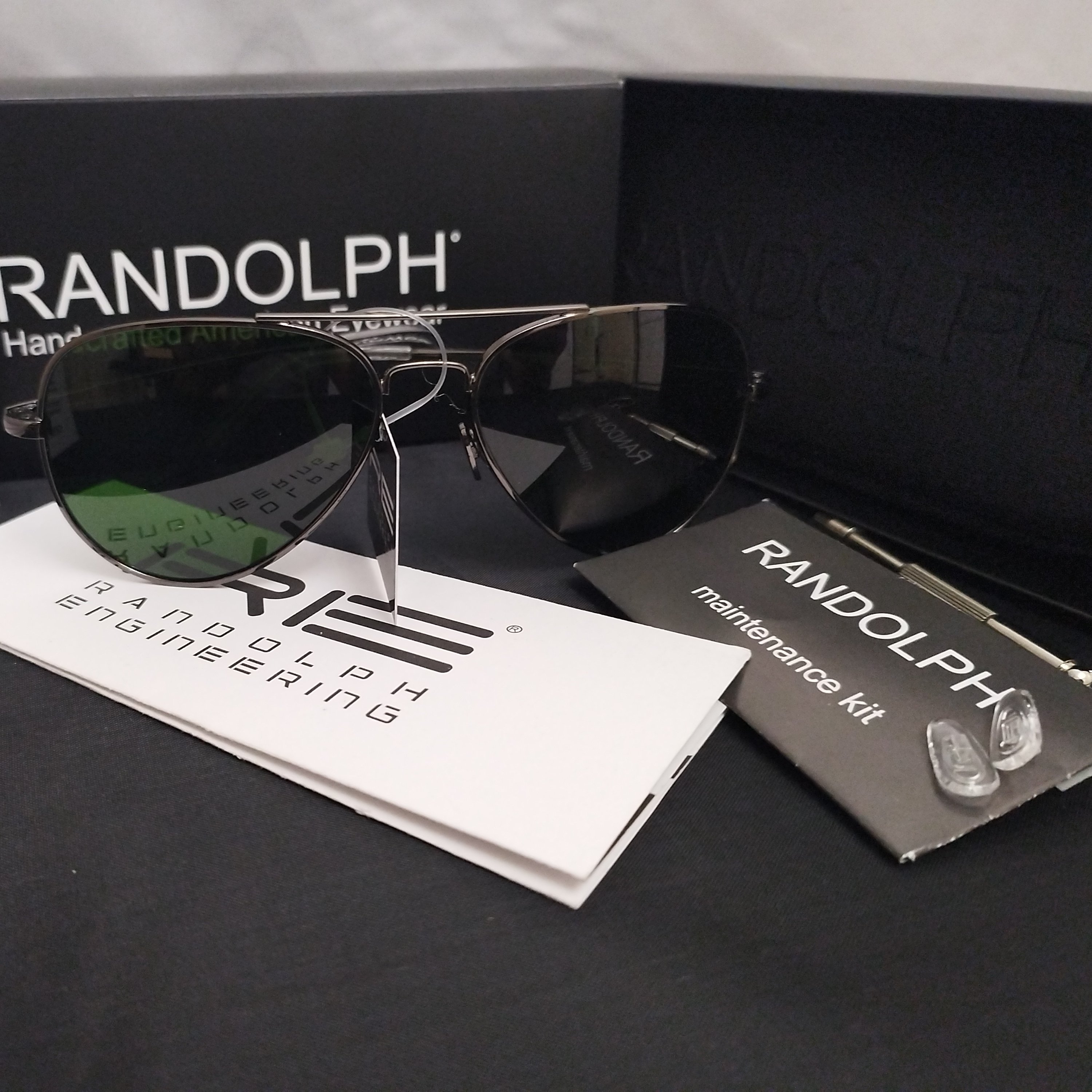 عینک رندولف  کنکورد امریکایی اصل بارکددار Randolph concorde
