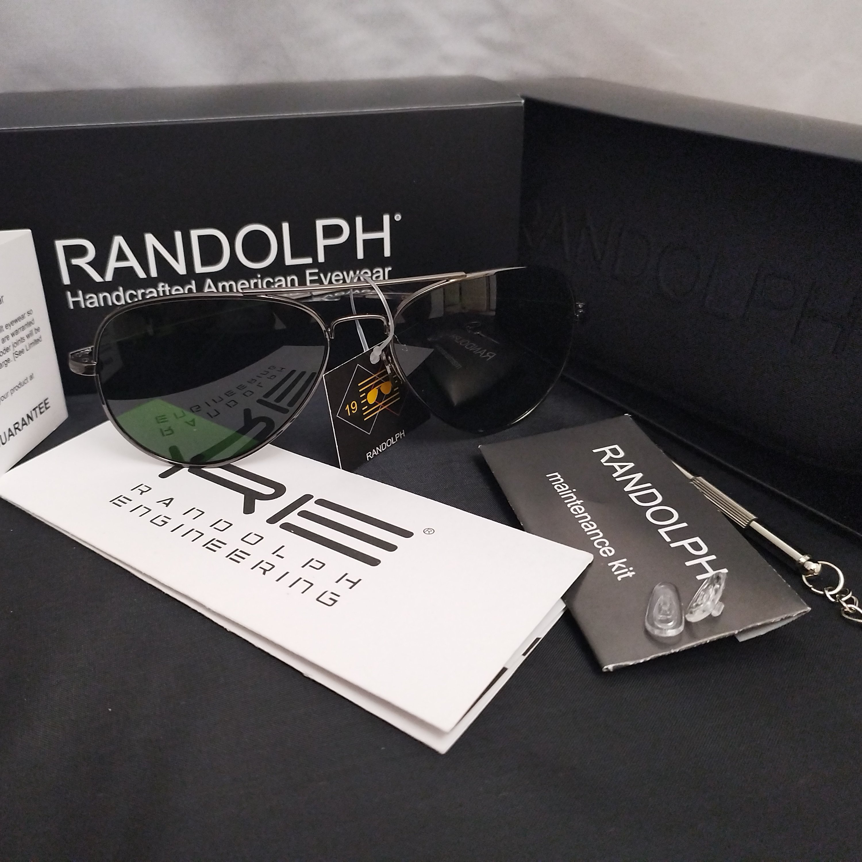 عینک رندولف  کنکورد امریکایی اصل بارکددار Randolph concorde