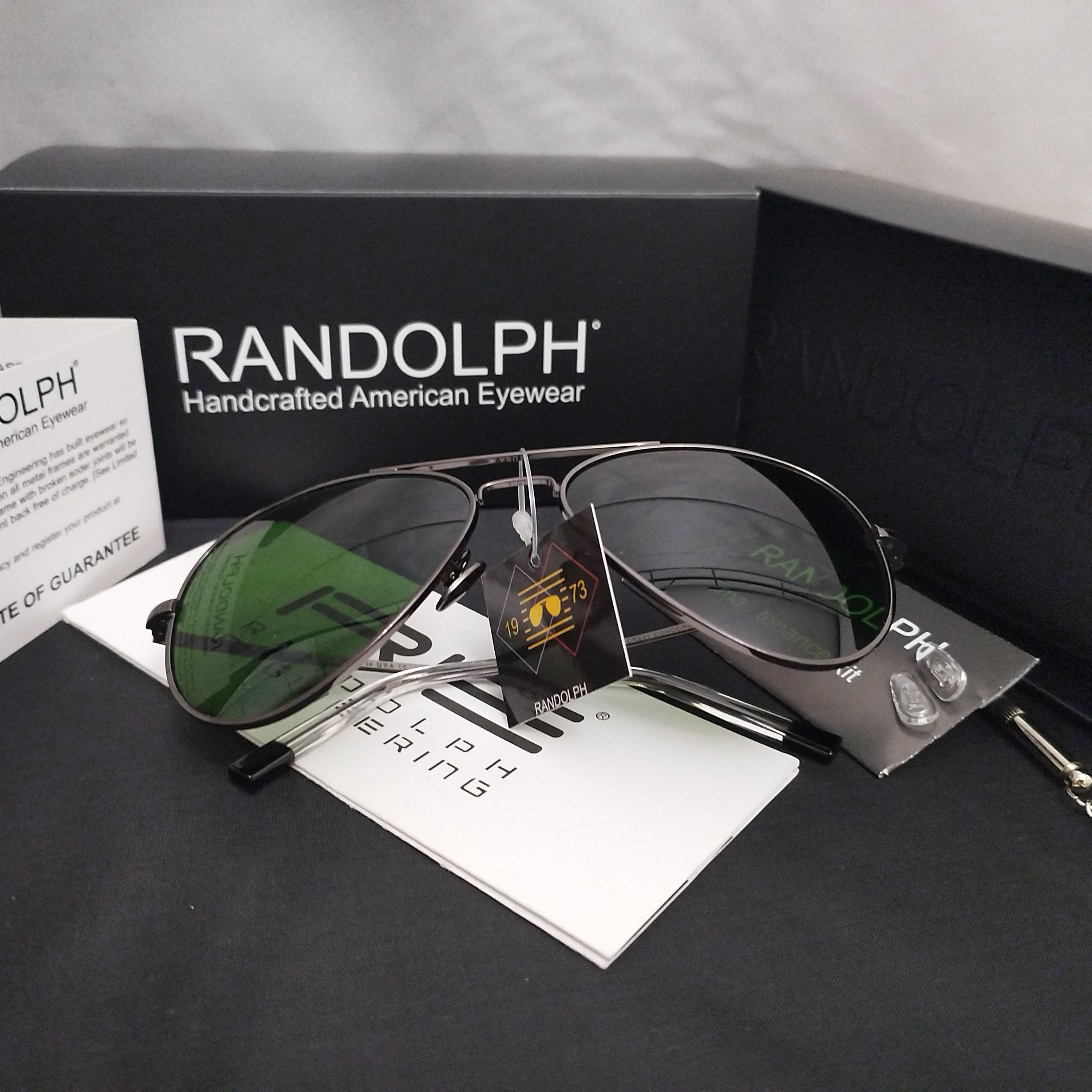 عینک رندولف  کنکورد امریکایی اصل بارکددار Randolph concorde