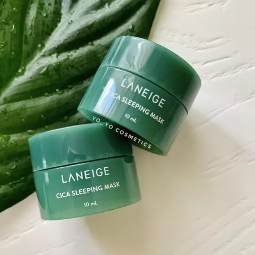 ماسک خواب التیام بخش سیکا لانیژ حجم 10 میل Laneige cica sleeping mask