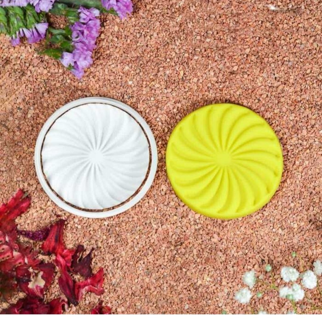 کاتر شیرینی پزی مدل فرفره ای مجموعه دو عددی