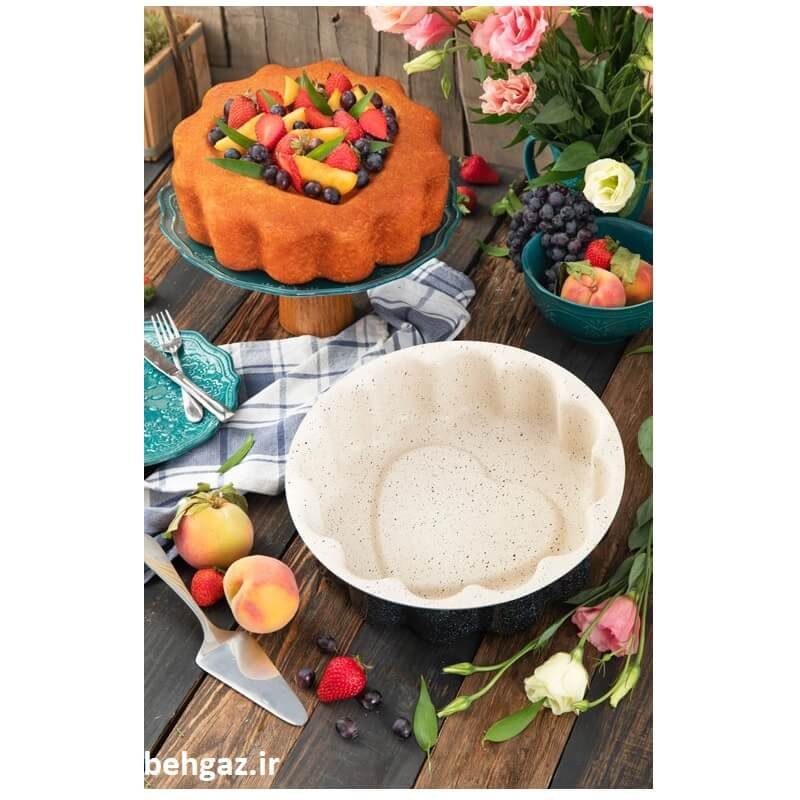قالب کیک کته و ته چین مدل شارلوت گرد کف قلبی گرانیتی

