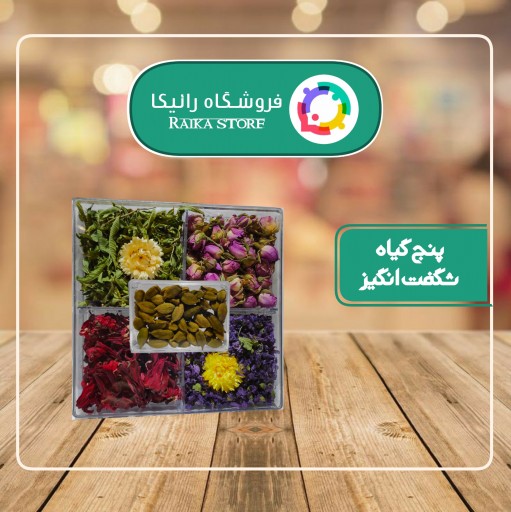 پنج گیاه طرح شگفت انگیز