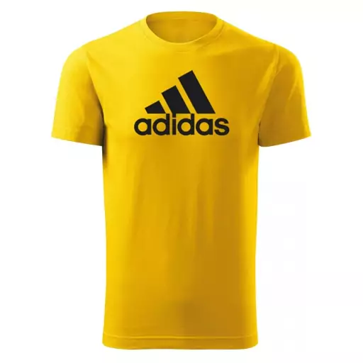 تیشرت زرد مردانه طرح ADIDAS کد 6543