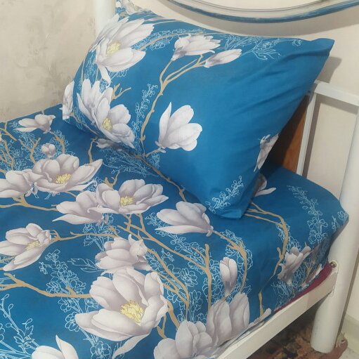 کاور تخت طرح گل دریایی تک رنگ یک نفره