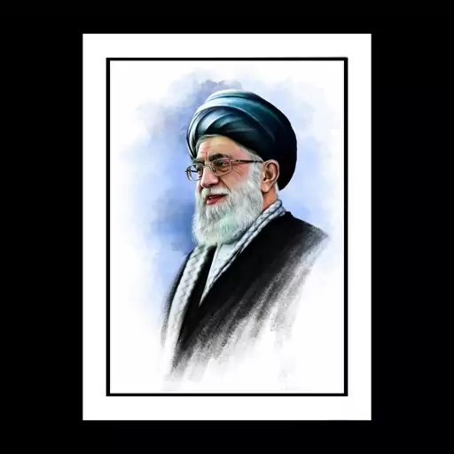 قاب عکس رهبر معظم انقلاب تصویر سید علی خامنه ای با کیفیت بسیار بالا