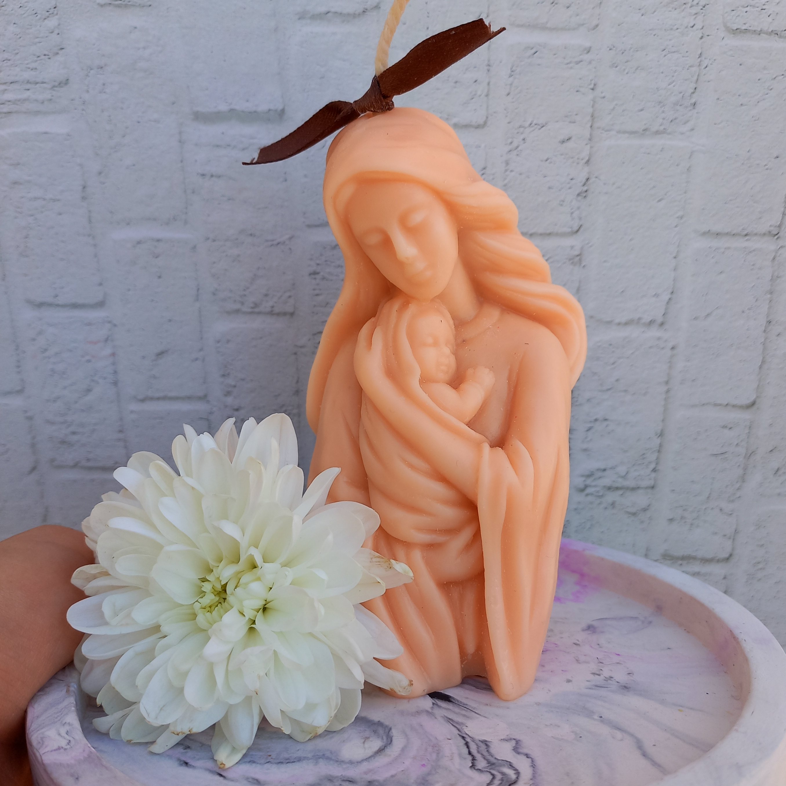 شمع مادر  ارتفاع: 12سانت، قابل سفارش دررنگ دلخواه