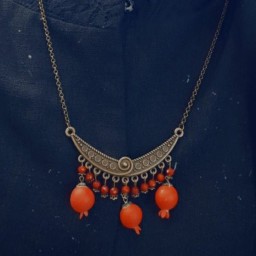 گردنبندوگوشواره دست ساز