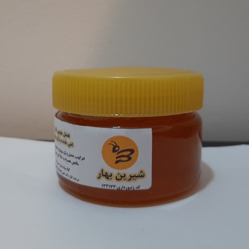 عسل کنار شیرین بهار غنی شده با ژل رویال(250+15)