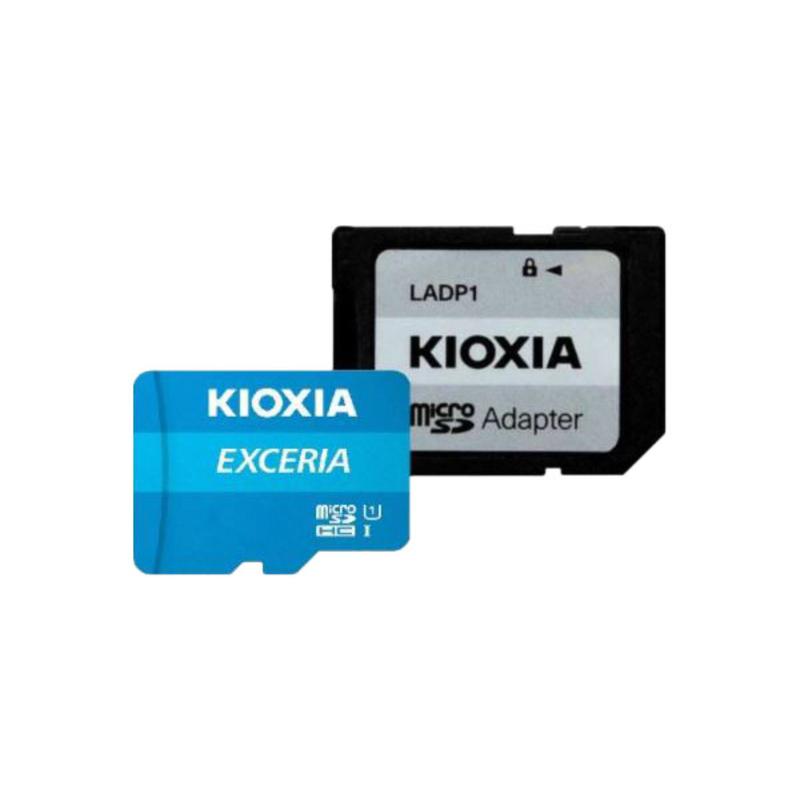کارت حافظه microSDHC کیوکسیا مدل EXCERIA ظرفیت 32 گیگابایت به همراه آداپتور SD