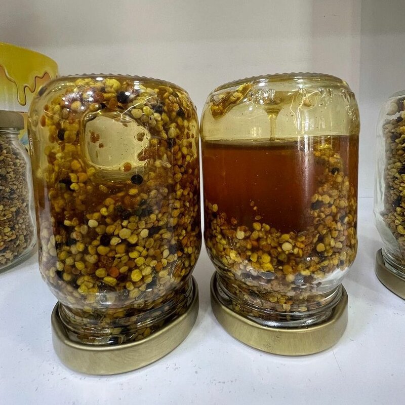 عسل طبیعی گرده گل درجه 1 ایرانی  بالچی ( هر کدام 1  کیلوگرم) (خرید از زنبوردار  و ارسال رایگان)