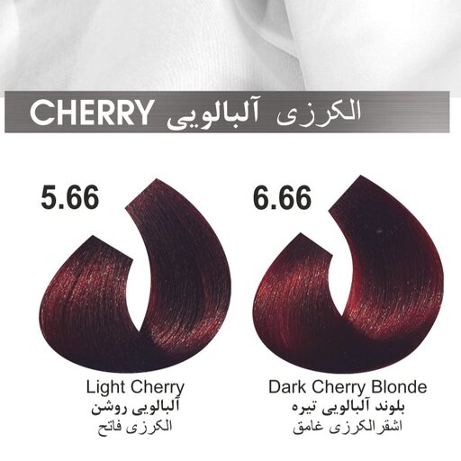 رنگ مو کاترومر سری  آلبالویی CHERRY