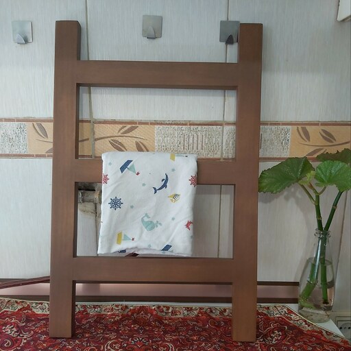 نردبان چوبی مخصوص آویز حوله و دستمال آشپزخانه