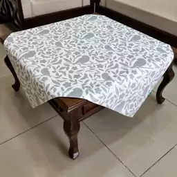 رومیزی مخمل  100x100 طرح پرنده آرت مان