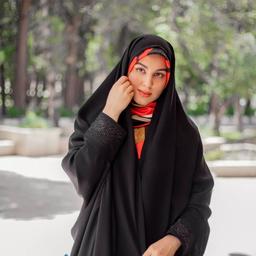 چادر مدل: دانشجویی مچ نگین دار 