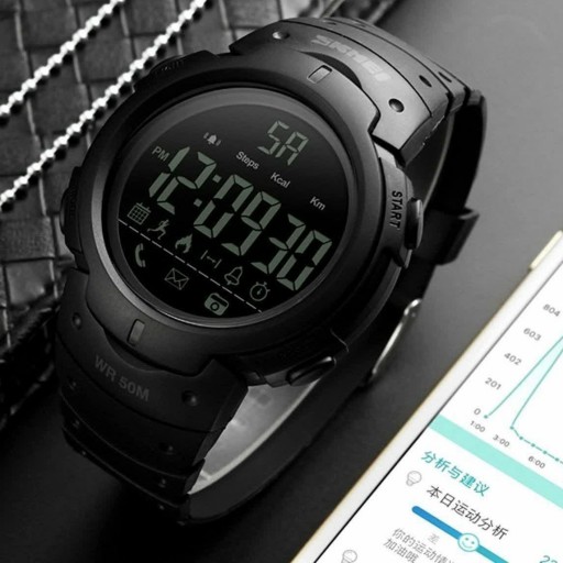 ساعت اسکمی هوشمند مشکی مدل 1301 skmei