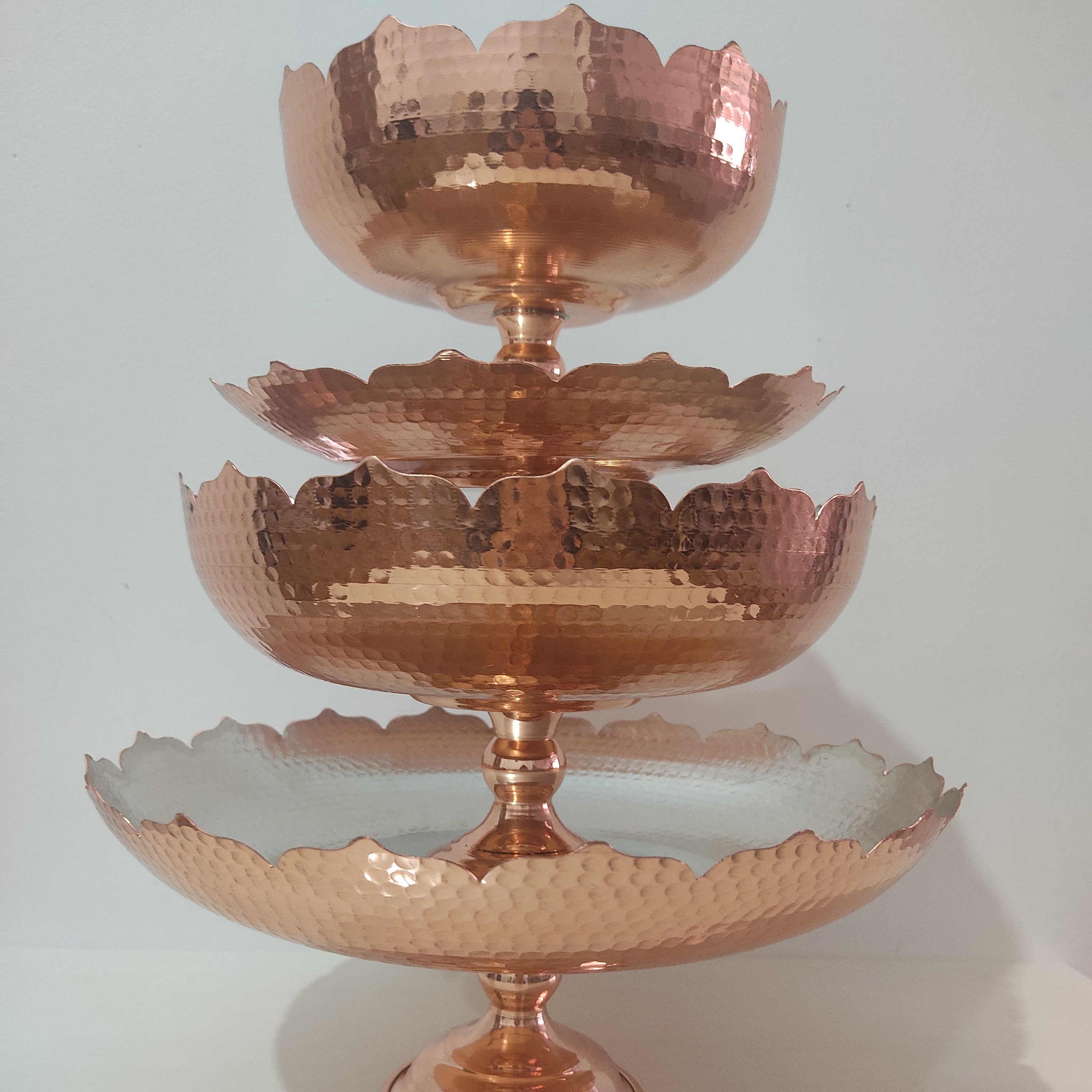 میوه خوری مدرن مسی زنجان قطر دهانه 26