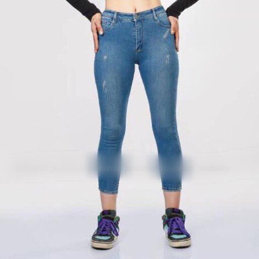 شلوار جین اسلپ کیفیت عاااااالی مدل لوله قد 90 سایزبندی 