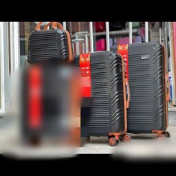 چمدان بزرگ و متوسط و آرایشی چهار چرخ خارجی 