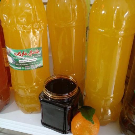 آب نارنج طبیعی بطری های 1/5لیتری ارگانیک محلی شمال
