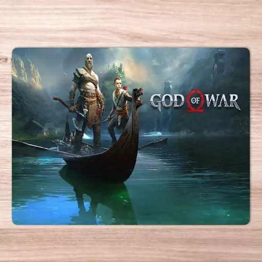 فروش ماوس پد بازی خدای جنگ 2018 ( God Of War 2018 ) طرح دار  01