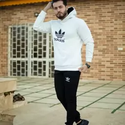 سویشرت شلوار مردانه Adidas مدل Nelvi (سفید)
