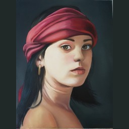 نقاشی از چهره زن