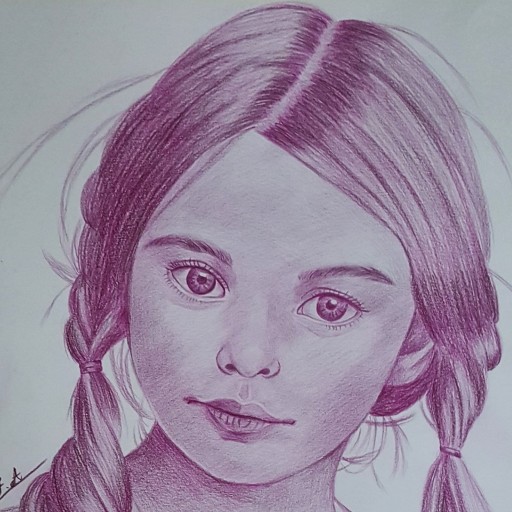نقاشی از چهره کودک
