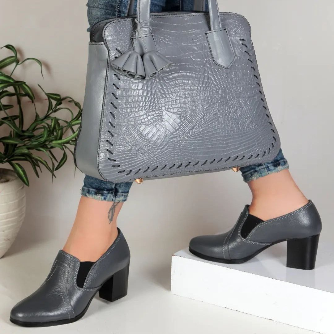 کفش  چرم طبیعی مدل نهال