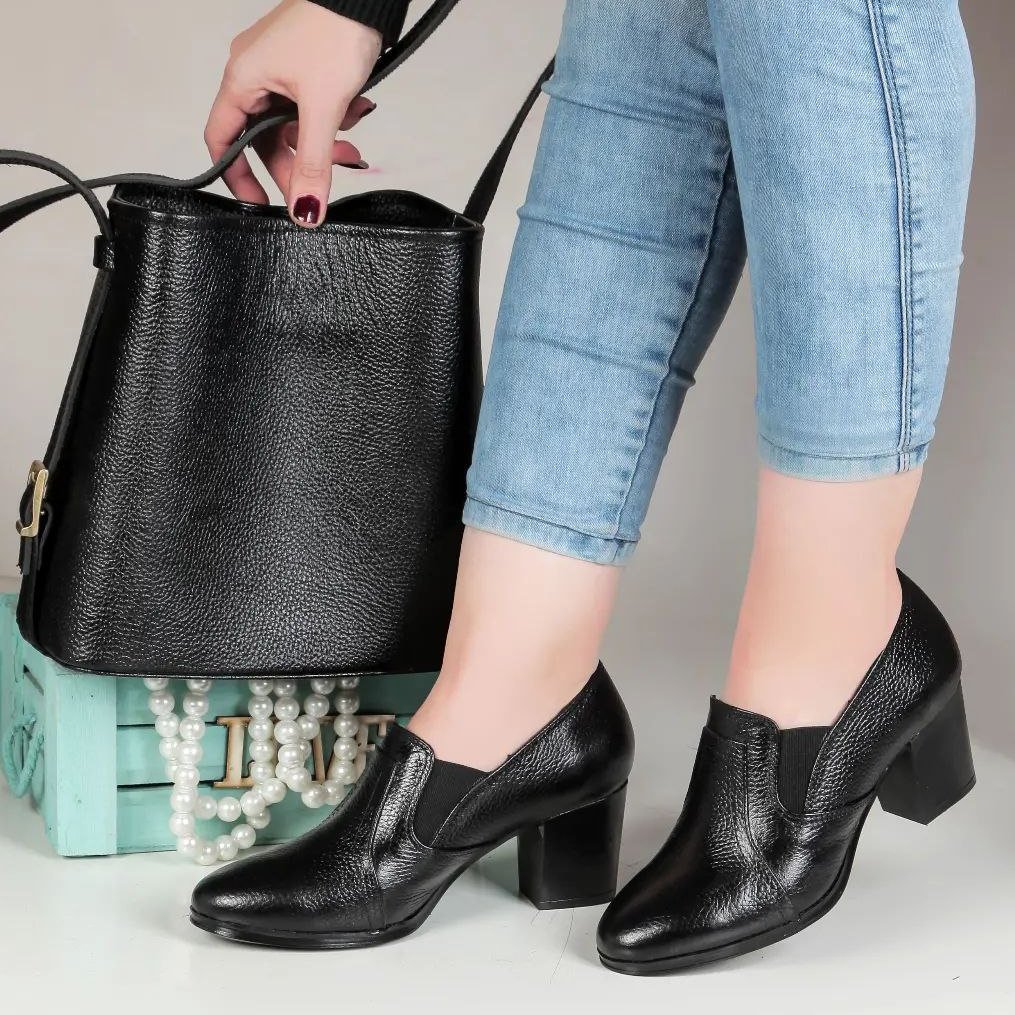 کفش  چرم طبیعی مدل نهال