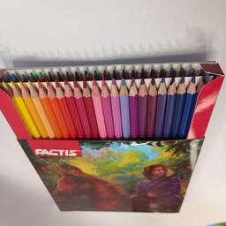 مداد رنگی 48تاییfactis 48 رنگ فکتیس