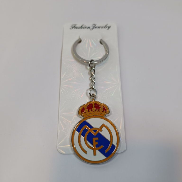 جاکلیدی فوتبالی بارسلونا فلزی درجه یک  پشت آینه دار مناسب استفاده به عنوان آینه یا حکاکی جاسویچی