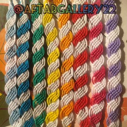 دستبند دوستی دخترانه بهاری با 8 رنگ