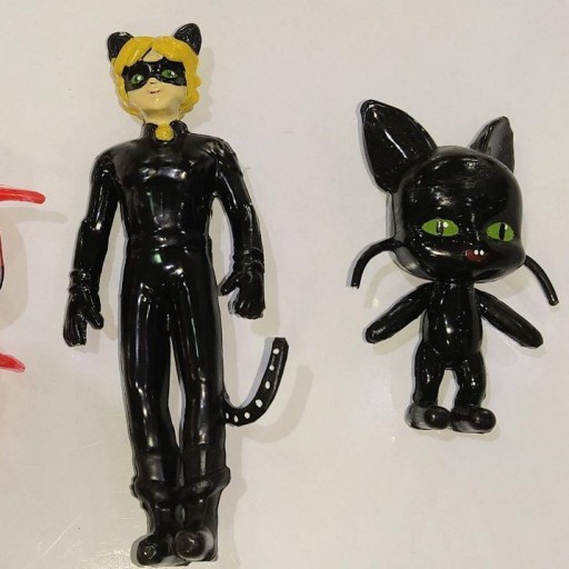 عروسک دختر کفشدوزکی و پسر گربه ای مجموعه 4 شخصیت 