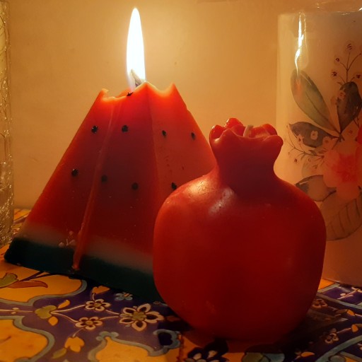 شمع انار شب یلدا