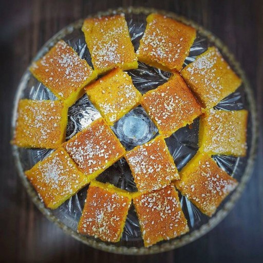 کیک شربتی - زعفرانی خانگی نیکا (1000 گرم خالص)