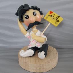 عروسک فانتزی ساخته شده با خمیر چینی نشکن_دکوری و تزئینی 💕🌹