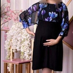 لباس بارداری شیردهی مجلسی حریر شنل