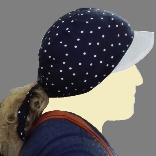 کلاه زنانه بند دار طوبی