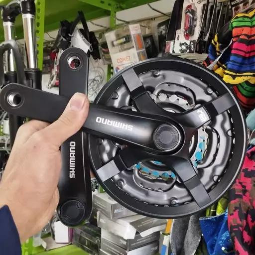 طبق قامه دوچرخه مدل شیمانو  اصلی رده تورنی Shimano FC-TY301 