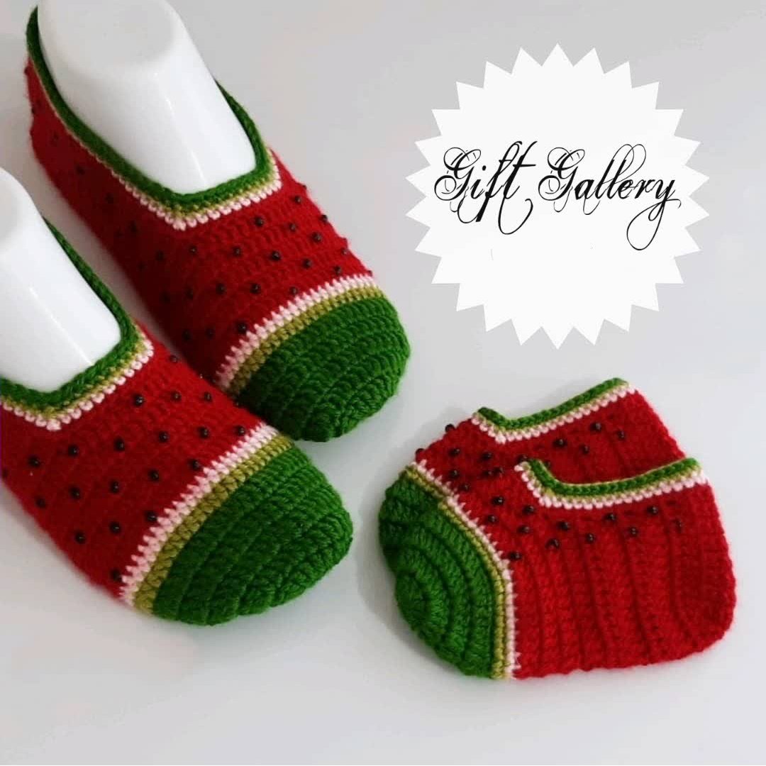 پاپوش دستبافت یلدایی