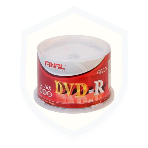 دی وی دی خام فینال مدل DVD-R بسته 50 عددی