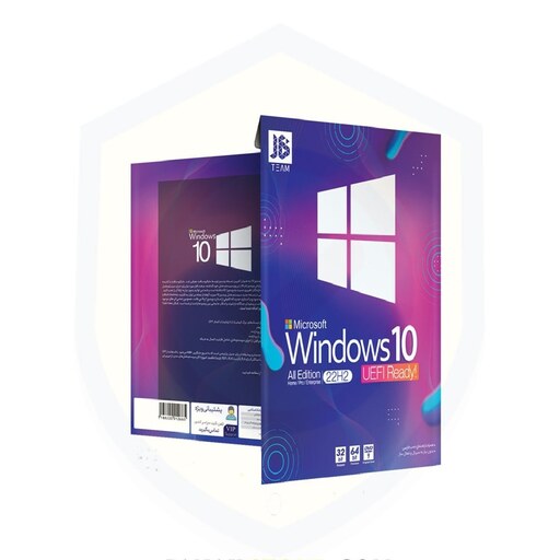 پک سیستم عامل ویندوز Windows 10 22H2 UEFI نشر جی بی تیم JB Team
