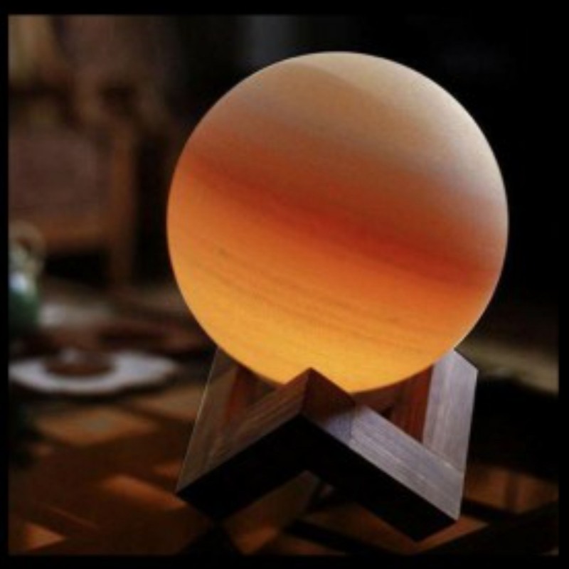 نورتاب سنگ نمک مدل کروی قطر 12 سانت(آباژور)