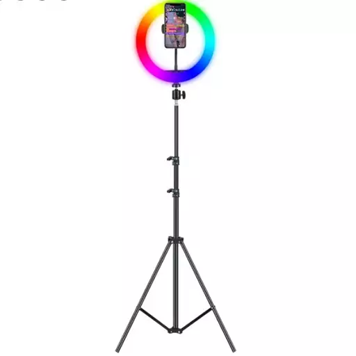 رینگ لایت پایه دار MJ30 Soft Ring Light RGB LED اورجینال و با ارسال رایگان 