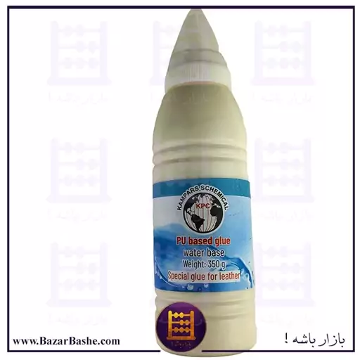 چسب گیاهی پایه آب KPC وزن 350 گرم مناسب چرم  پارچه و فوم