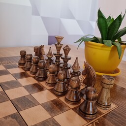 مهره شطرنج چوبی سایز بزرگ2